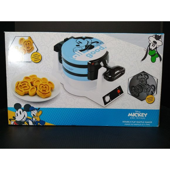intertek Kitchen Disney Mickey And Minnie Mouse Double Flip Waffle